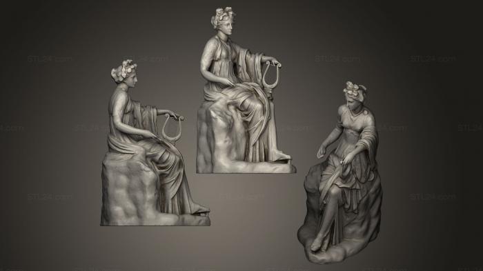 Статуи античные и исторические (Эрато, STKA_0209) 3D модель для ЧПУ станка